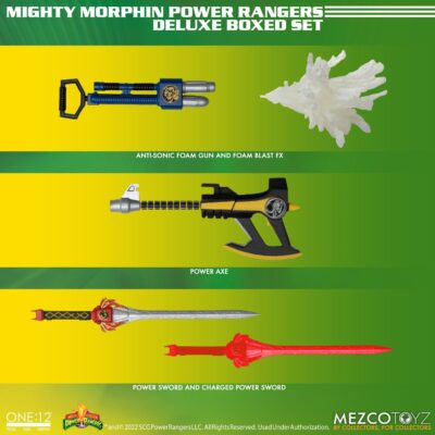 Mighty Morphin' Power Rangers Deluxe Boxed Set The One:12 Collective Mezco