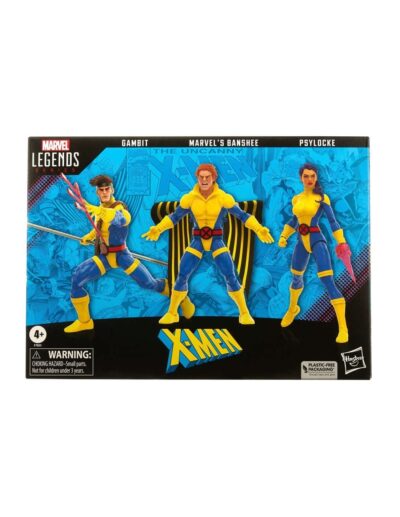 Pack Banshee, Gambit, & Psylocke Marvel Legends