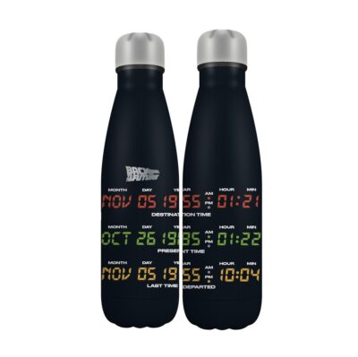 Botella de Agua Regreso Al Futuro Time Stamps
