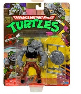 Figura Rocksteady Tortugas Ninja Classic Turtles TMNT