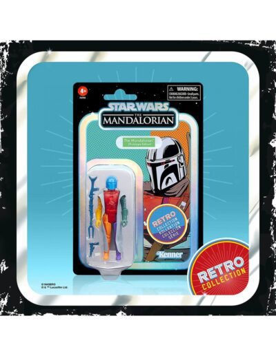 Figura The Mandalorian (Prototype Edition) Retro Collection Serie Star Wars Hasbro