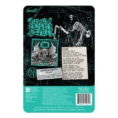 Figura Scum Demon Aquamarine Napalm Death ReAction Super7
