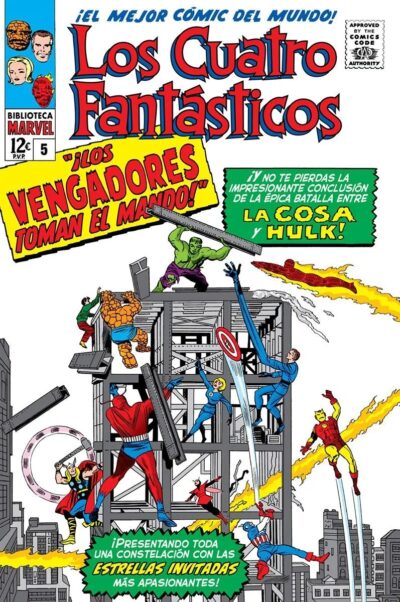 Biblioteca Marvel. Los Cuatro Fantásticos 5. 1963-64