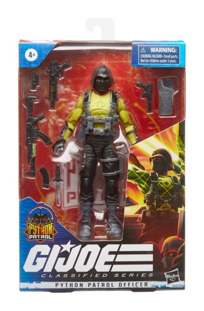 Figura Python Patrol Officer 2023 G.I. Joe Classified Series Hasbro