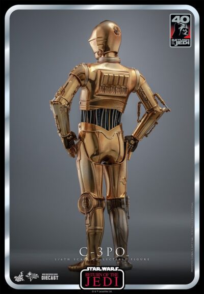 Figura C-3PO Star Wars Return of the Jedi 40th Anniversary Version Escala 1/6 Hot Toys
