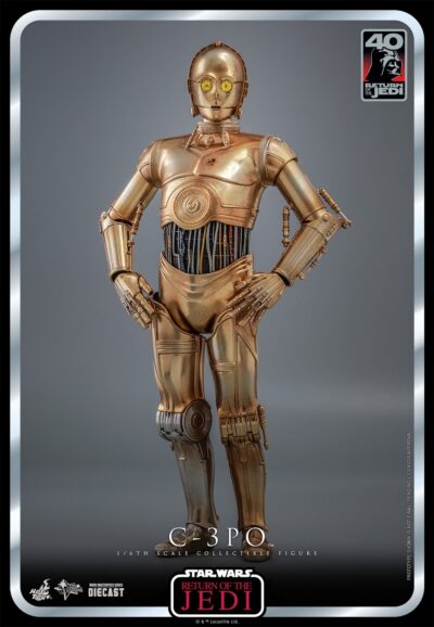 Figura C-3PO Star Wars Return of the Jedi 40th Anniversary Version Escala 1/6 Hot Toys