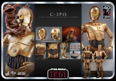 Figura C-3PO Star Wars Return of the Jedi 40th Anniversary Version Escala 1/6 Hot Toys