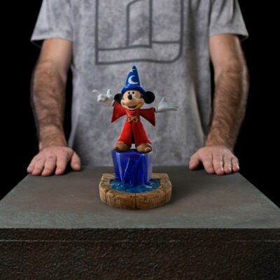 Estatua Mickey Mouse Fantasia Escala 1/10 Iron Studios