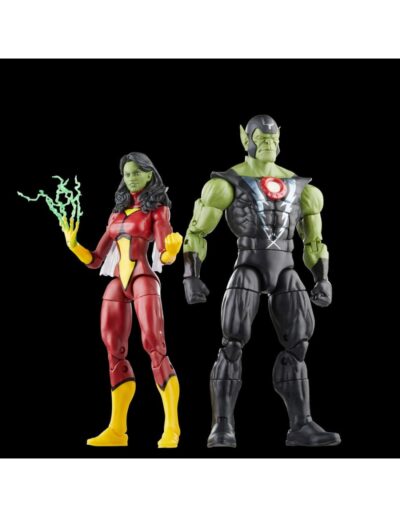 Pack Figuras Skrull Queen and Super-Skrull. Marvel Legends Series