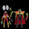 Pack Figuras Skrull Queen and Super-Skrull. Marvel Legends Series