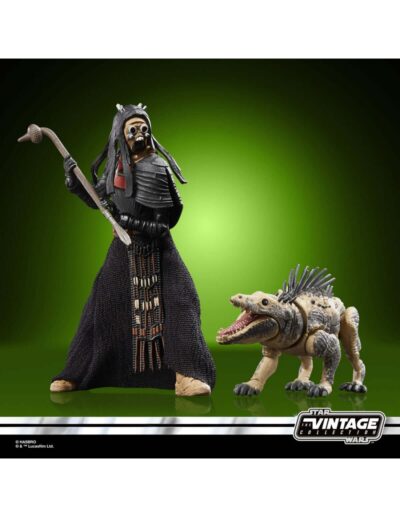 Figura Tusken & Massiff Star Wars: The Book of Boba Fett Vintage Collection