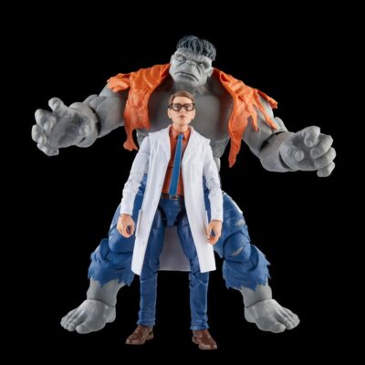 Pack Figuras Gray Hulk & Dr. Bruce Banner. Marvel Legends Series