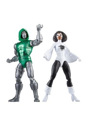Pack Figuras Captain Marvel Vs Doctor Doom Marvel Legends Series