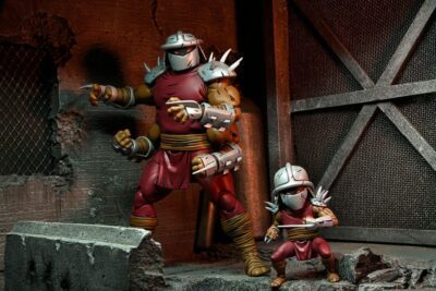 Figura Shredder Clone & Mini Shredder (Deluxe) Mirage Comics Tortugas Ninja Neca