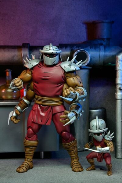 Figura Shredder Clone & Mini Shredder (Deluxe) Mirage Comics Tortugas Ninja Neca