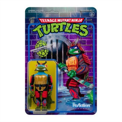 Figura Leonardo Samurai Tortugas Ninja ReAction Super7