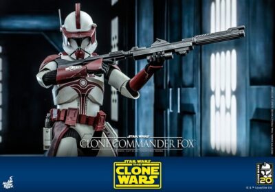 Figura Clone Commander Fox Star Wars Clone Wars Escala 1/6 Hot Toys
