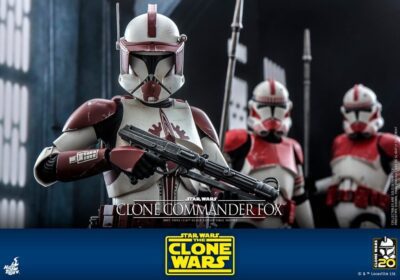 Figura Clone Commander Fox Star Wars Clone Wars Escala 1/6 Hot Toys
