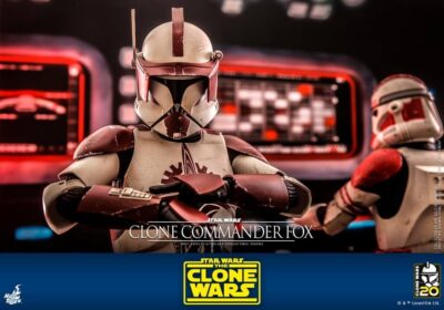 Figura Clone Commander Fox Star Wars Clone Wars Escala 1/6 Hot Toys