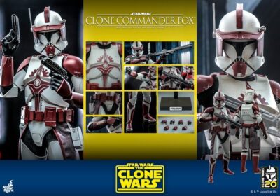 Figura Clone Commander Fox Star Wars Clone Wars Escala 1/6 Hot Toys