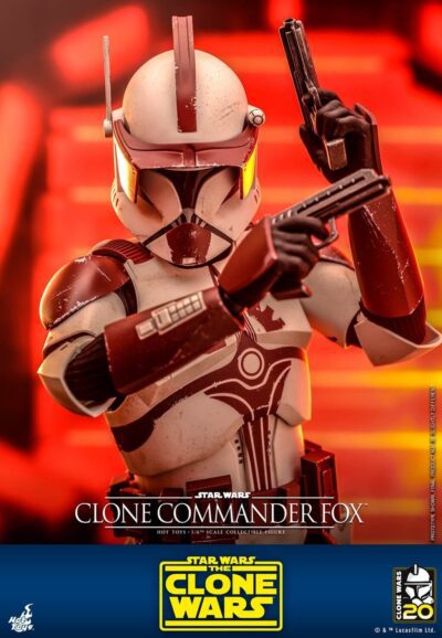 Figura Clone Commander Fox Star Wars Clone Wars Escala 1/6 Hot Toys