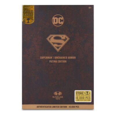 Figura Superman Unchained Armor (Patina) (Gold Label) DC Multiverse McFarlane Toys