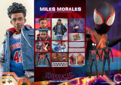 Figura Miles Morales Spider-Man: Cruzando el Multiverso Escala 1/6 Hot Toys
