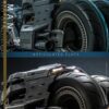 Set Batman y Batcycle The Flash Hot Toys Escala 1:6