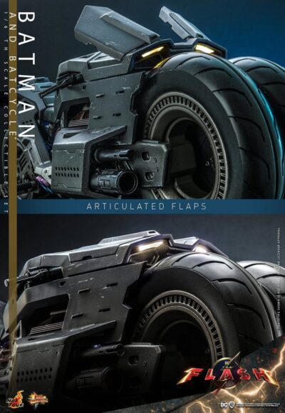 Set Batman y Batcycle The Flash Hot Toys Escala 1:6