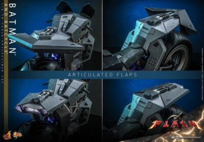 Set Batman y Batcycle The Flash Hot Toys Escala 1:6