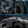 Batcycle The Flash Hot Toys Escala 1:6