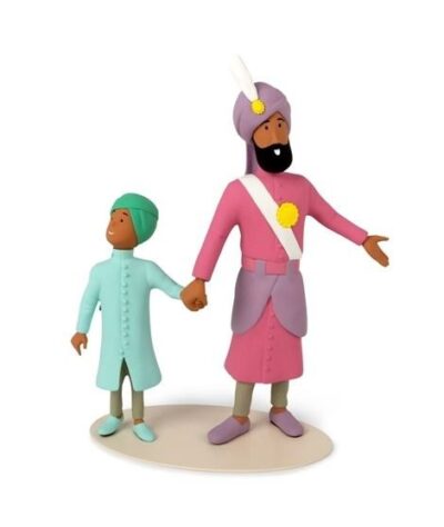 Figura Tintín Maharajá Y Su Hijo. Col. Museo Imaginario
