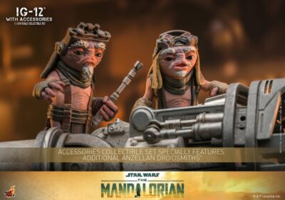 Figura IG-12 The Mandalorian Con Accesorios Hot Toys Escala 1:6
