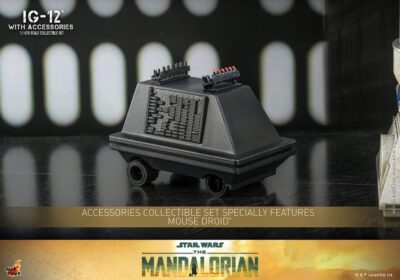 Figura IG-12 The Mandalorian Con Accesorios Hot Toys Escala 1:6