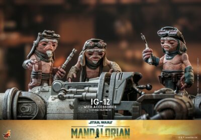 Figura IG-12 The Mandalorian Con Accesorios Hot Toys Escala 1:6