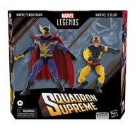 Pack Figuras Nighthawk & Blur Escuadrón Supremo Marvel Legends Series