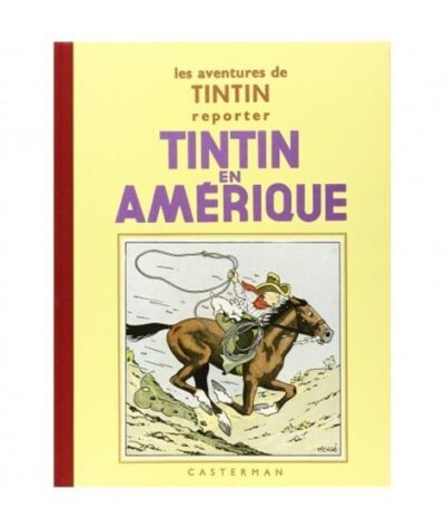 Tintin En Amérique Facsimil Blanco y Negro. En francés