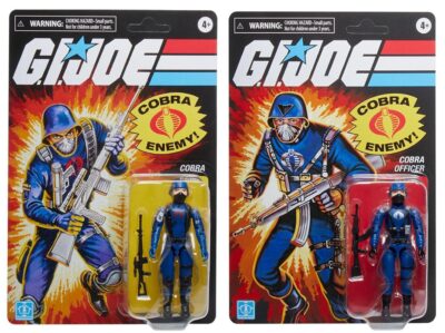 Pack 2 Figuras Cobra Trooper y Cobra Officer G.I. Joe Retro Collection Series Hasbro