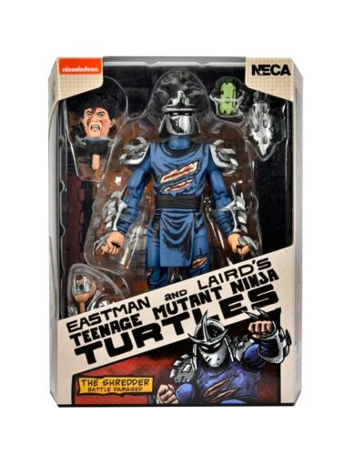 Figura Battle Damaged Shredder TMNT Mirage Comics Tortugas Ninja Neca