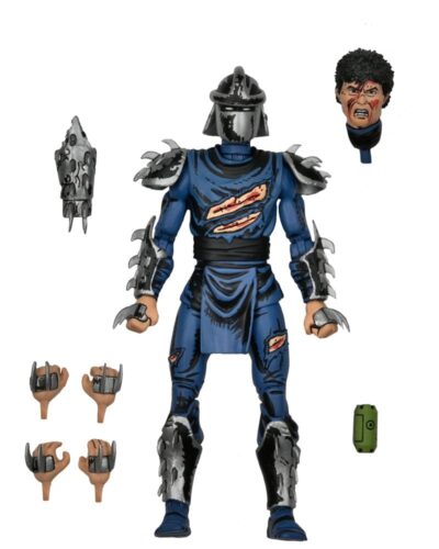 Figura Battle Damaged Shredder TMNT Mirage Comics Tortugas Ninja Neca