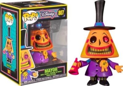 Figura Mayor Black Light Pesadilla antes de Navidad POP Funko 807