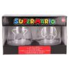 Pack de 2 Vasos De Cristal Super Mario