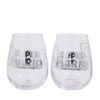 Pack de 2 Vasos De Cristal Super Mario