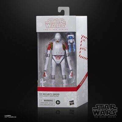 Figura KX Security Droid (Holiday Edition) Black Series Star Wars Hasbro