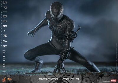 Figura Spiderman 3 Traje Negro Black Suit Hot Toys Escala 1:6
