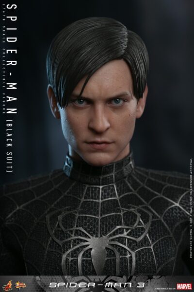 Figura Spiderman 3 Traje Negro Black Suit Hot Toys Escala 1:6