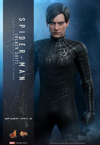 Figura Spiderman 3 Traje Negro Black Suit Hot Toys Escala 1:6