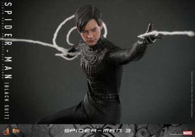 Figura Spiderman 3 Traje Negro Black Suit Hot Toys Escala 1:6