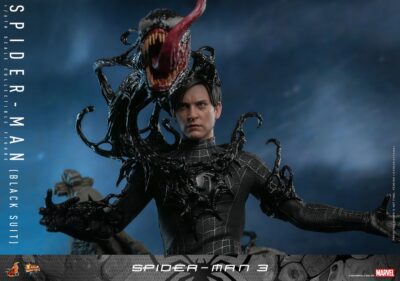 Figura Spiderman 3 Traje Negro Black Suit Hot Toys Escala 1:6