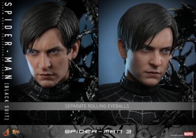 Figura Spiderman 3 Traje Negro Black Suit Hot Toys Escala 1:6